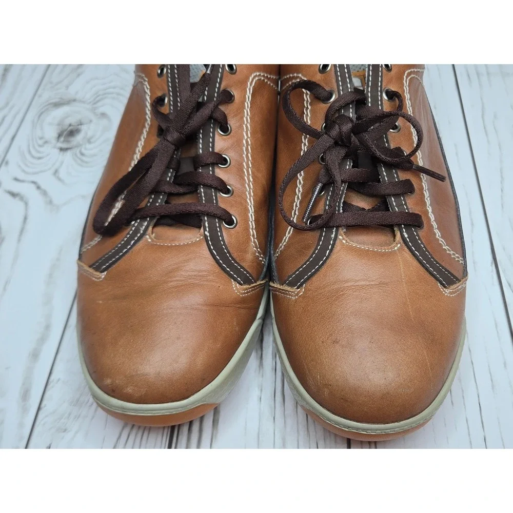 FootJoy Contour Casual Spikeless Brown Leather Golf‎ Men Size 9 M